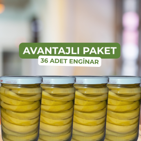 Enginar Konservesi 4'lü Avantajlı Paket - 36 Adet Enginar